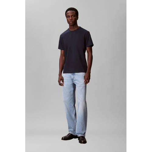 CALVIN KLEIN JEANS Rechtvallend T-shirt donkerblauw afbeelding