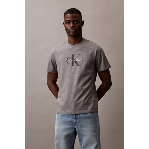 CALVIN KLEIN JEANS Oversized T-shirt grijs afbeelding