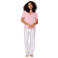 LingaDore pyjama set roze/wit