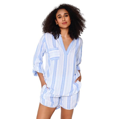LingaDore shortama blauw/wit afbeelding