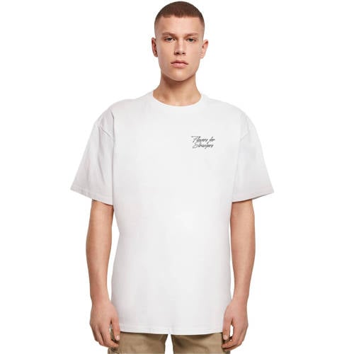 Mister Tee oversized T-shirt met backprint wit afbeelding