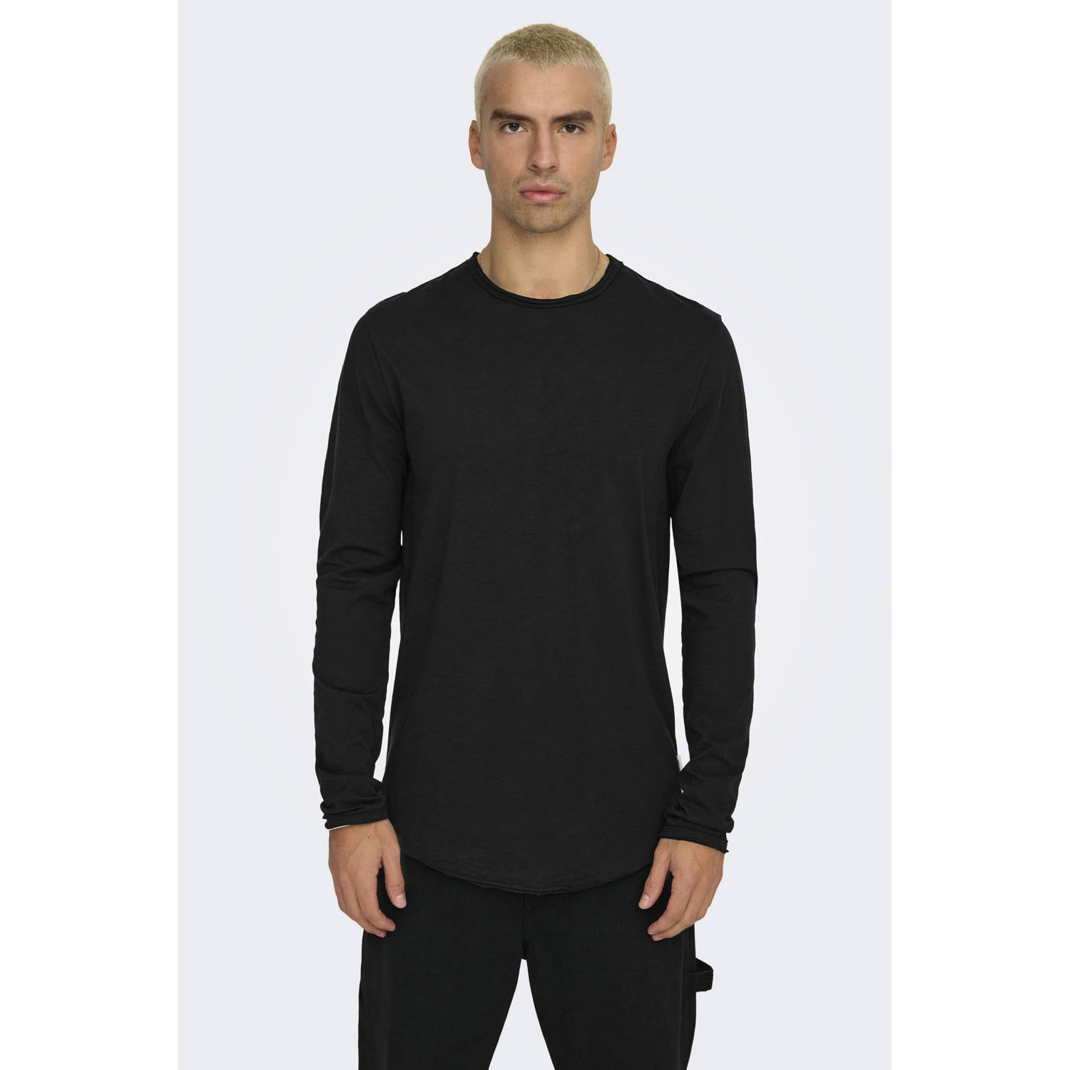 ONLY & SONS Shirt met lange mouwen ONSBENNE LONGY LS TEE VD