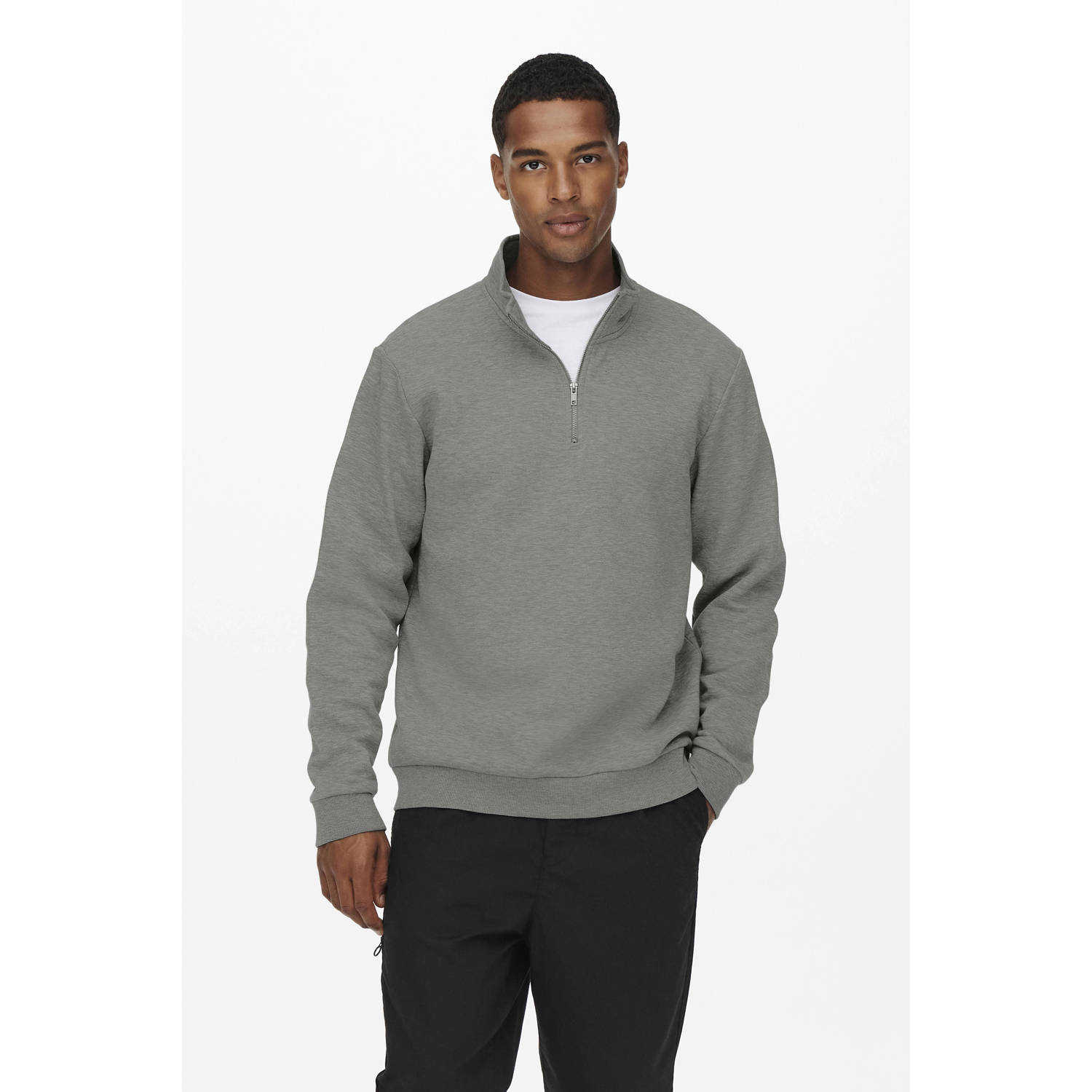 Only & Sons Ceres Life Half Zip Sweater Heren