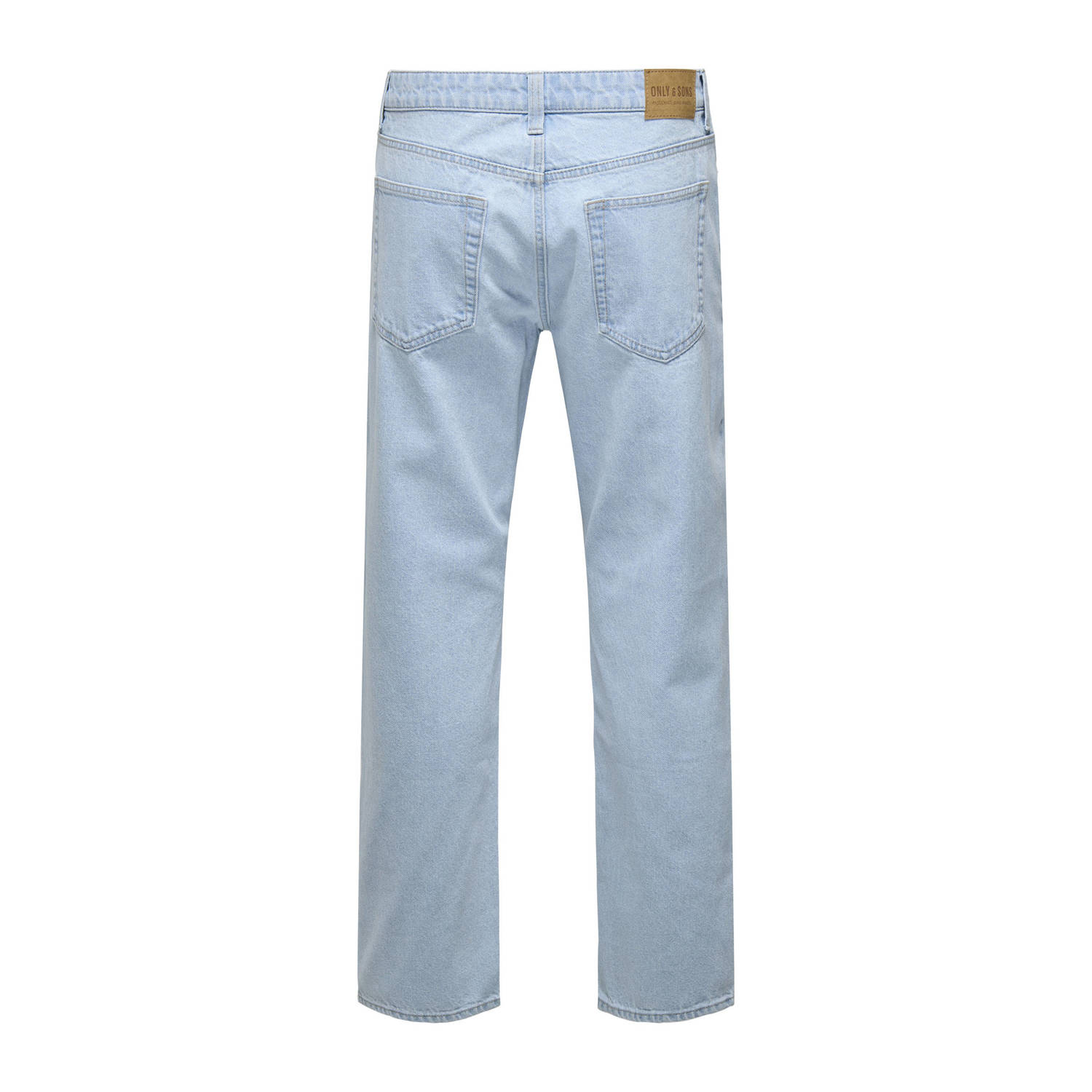 ONLY & SONS ONSEDGE straight leg jeans light blue denim