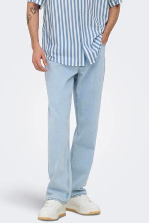 ONSEDGE straight leg jeans light blue denim