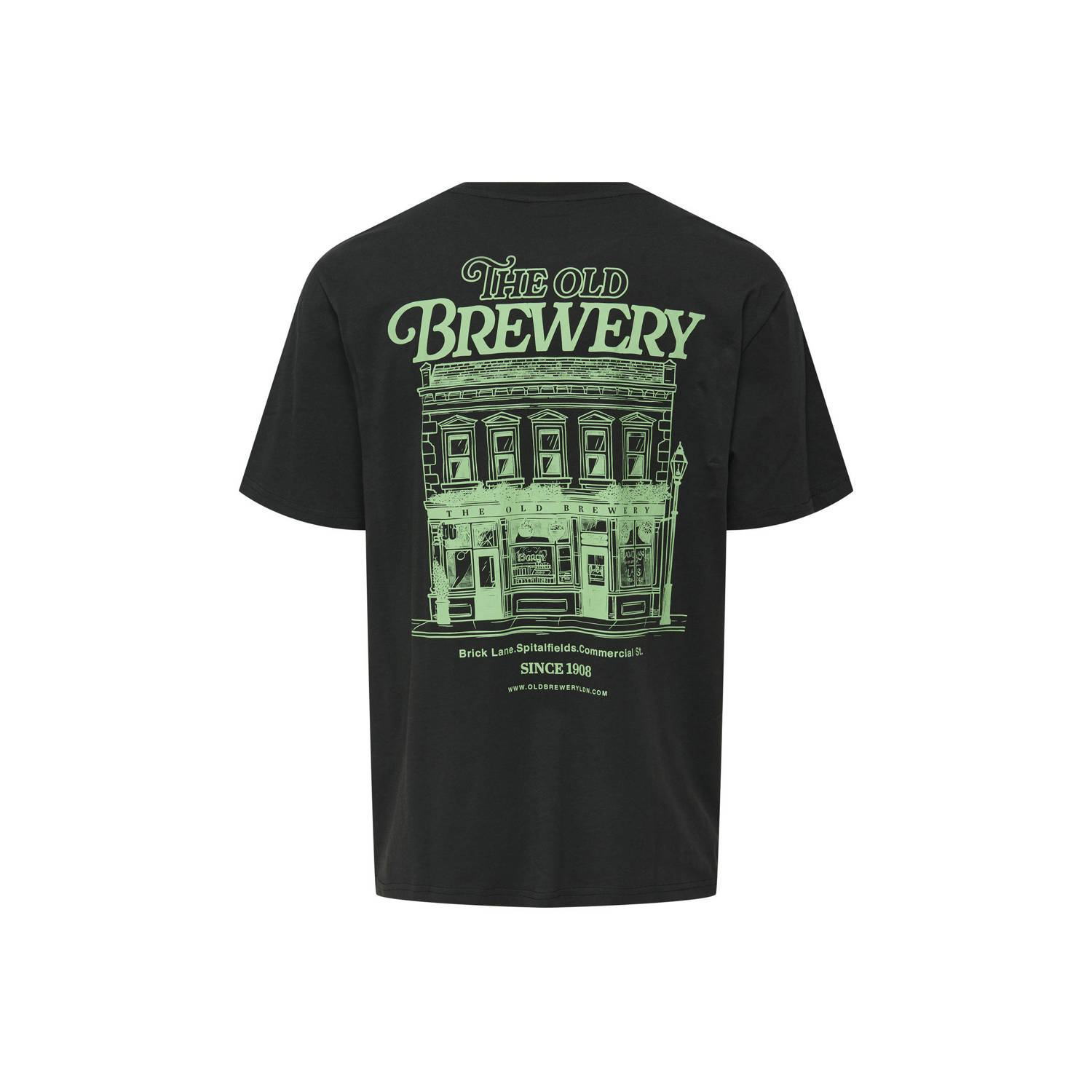 ONLY & SONS relaxed T-shirt zwart