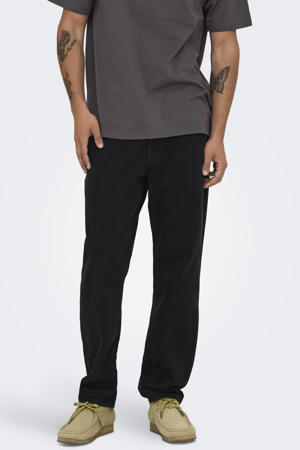 ONSEDGE straight leg jeans washed black
