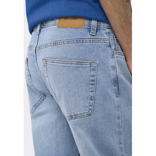 ONLY & SONS ONSWEFT regular fit jeans light blue denim afbeelding