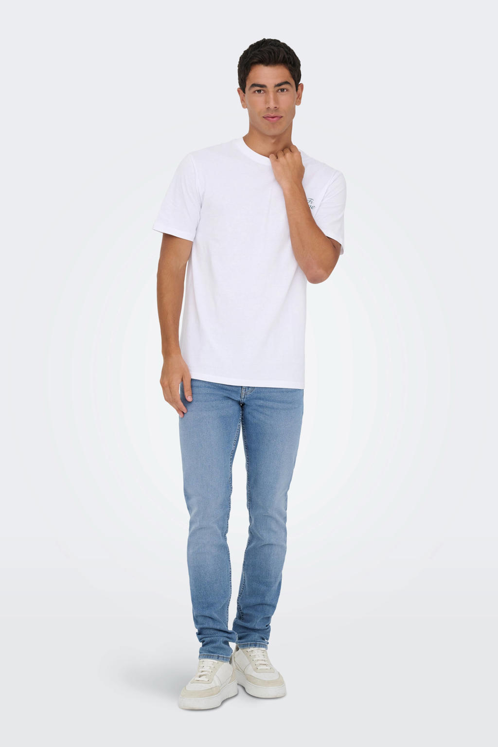 ONLY & SONS ONSLOOM slim fit jeans light blue denim