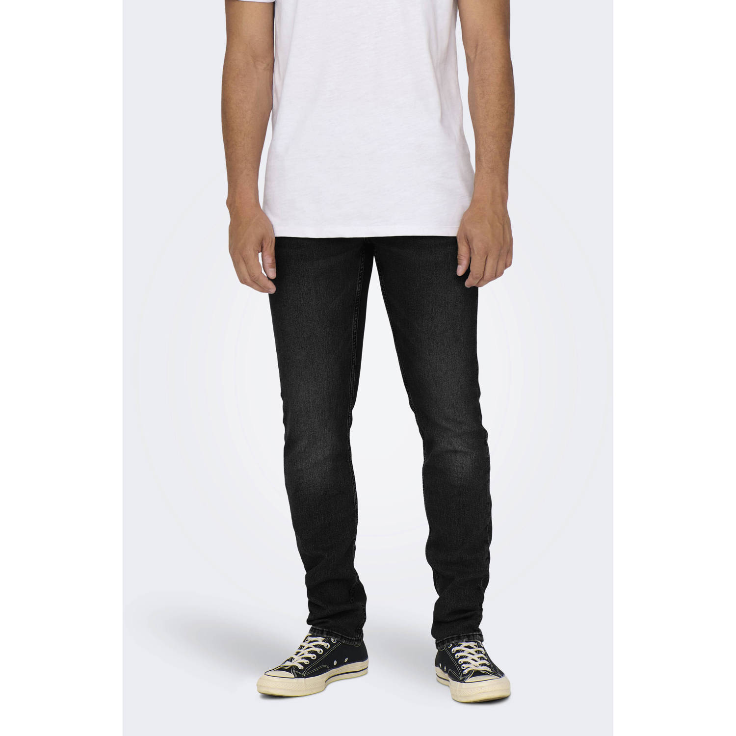 ONLY & SONS ONSWEFT regular fit jeans black denim