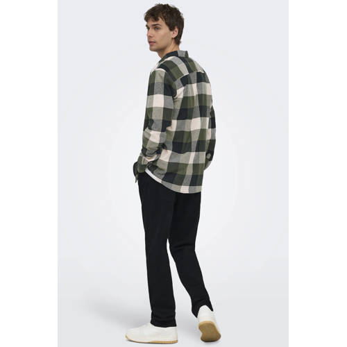 ONLY & SONS ONSWEFT regular fit jeans black denim afbeelding