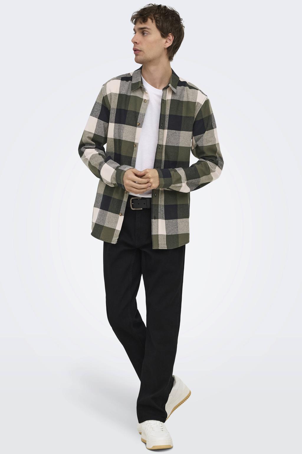 ONLY & SONS ONSWEFT regular fit jeans black denim