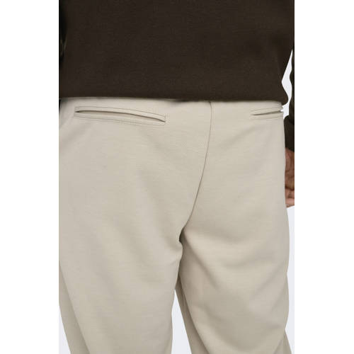 ONLY & SONS loose sweatpants beige afbeelding