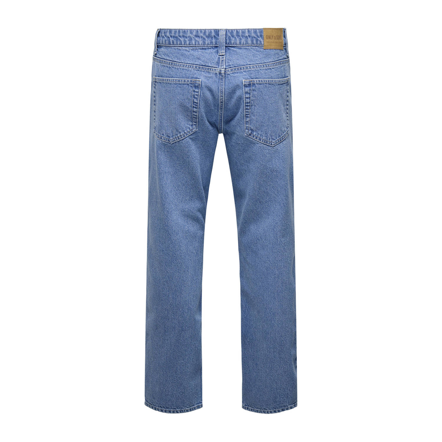 ONLY & SONS ONSEDGE straight leg jeans medium blue denim
