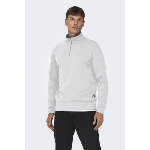 ONLY & SONS sweater lichtgrijs afbeelding