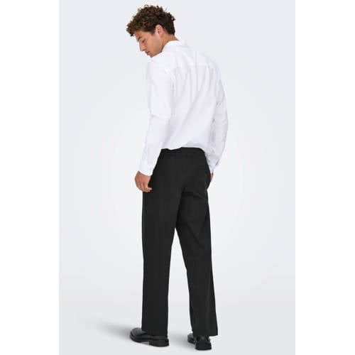 ONLY & SONS loose casual broek zwart afbeelding