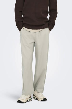 loose casual broek beige