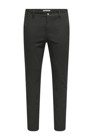 slim chino donkergroen