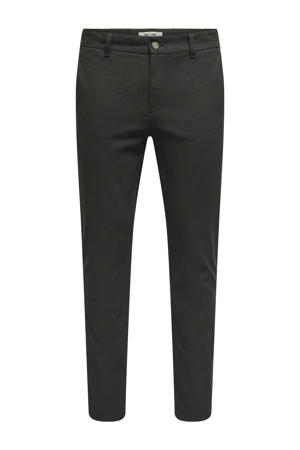 slim chino donkergroen