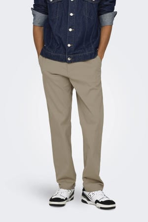 straight chino lichtbruin