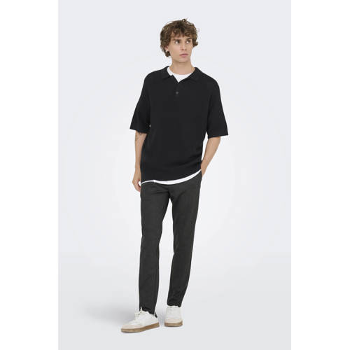 ONLY & SONS slim chino donkerbruin afbeelding