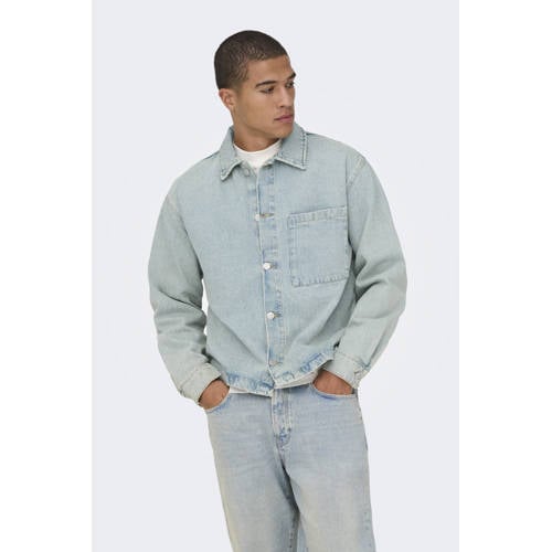 ONLY & SONS denim spijkerjas light blue denim afbeelding