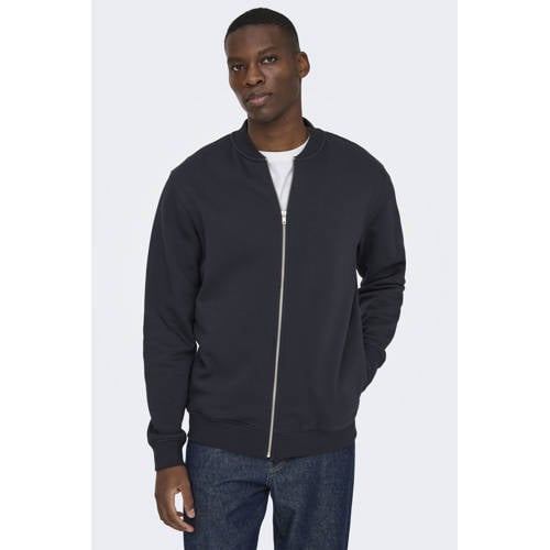 ONLY & SONS sweatvest zwart afbeelding
