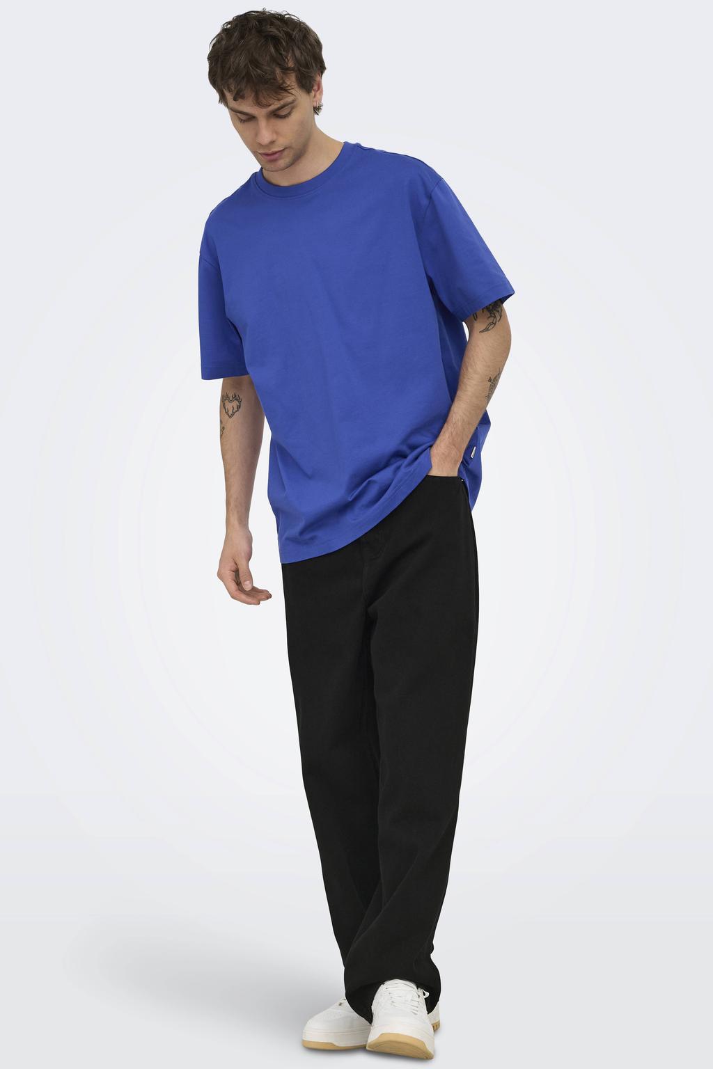 ONLY & SONS ONSFADE loose fit jeans black