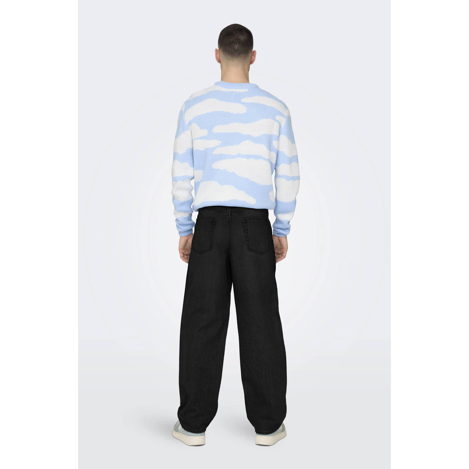 ONLY & SONS ONSFADE loose fit jeans black
