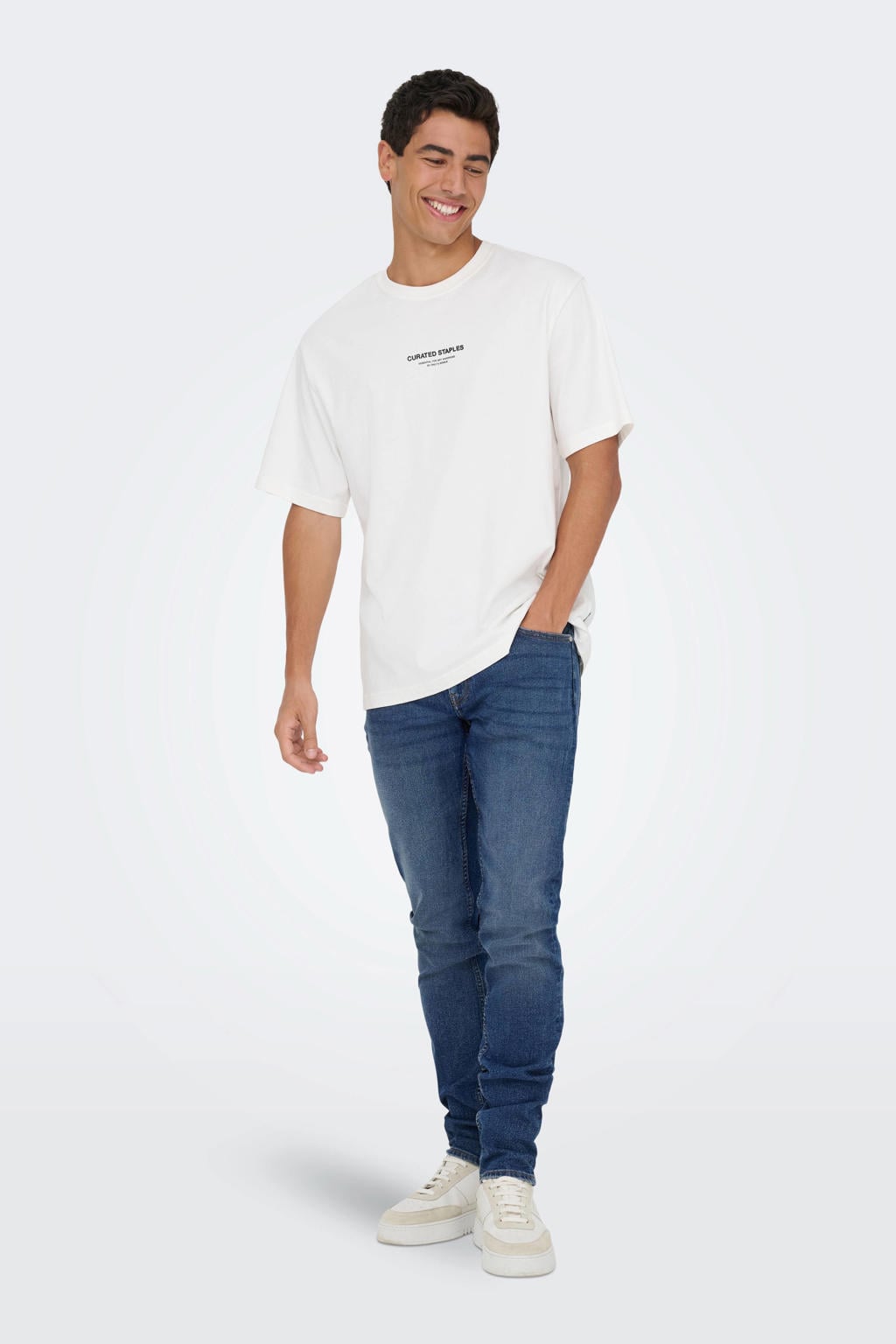 ONLY & SONS ONSLOOM slim fit jeans medium blue denim