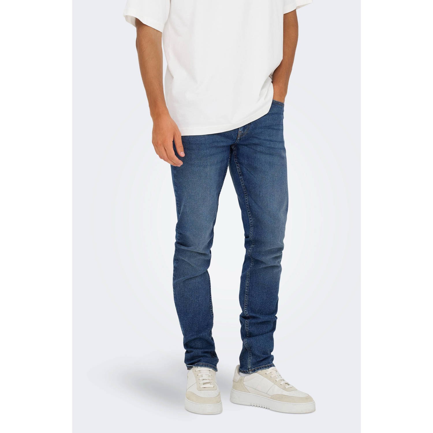 ONLY & SONS ONSLOOM slim fit jeans medium blue denim