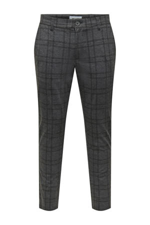 slim chino donkerblauw