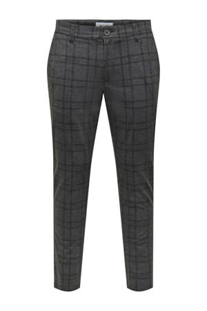 slim chino donkerblauw