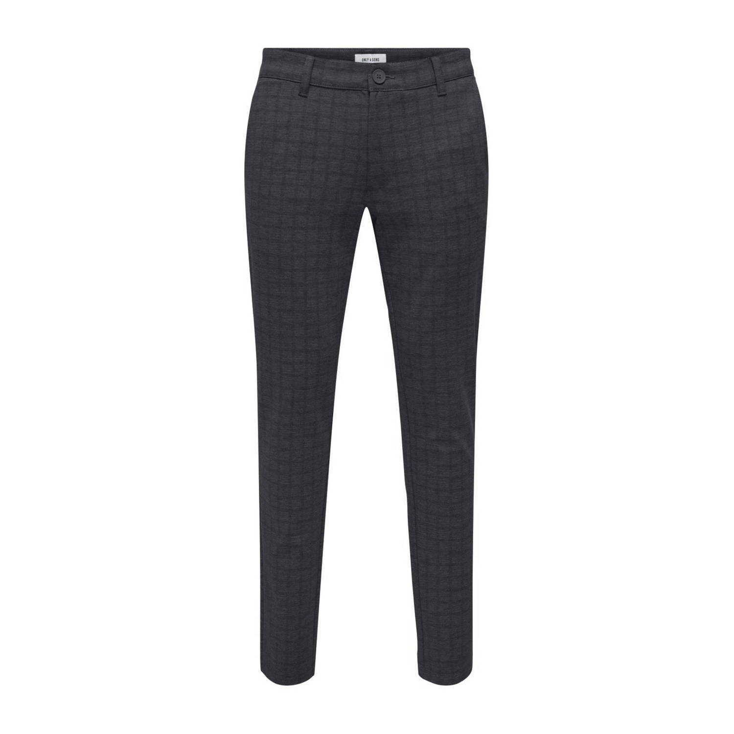 ONLY & SONS slim chino donkerblauw
