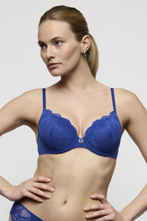 voorgevormde beugelbh Cathia blauw