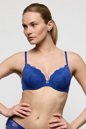 voorgevormde beugelbh Cathia blauw