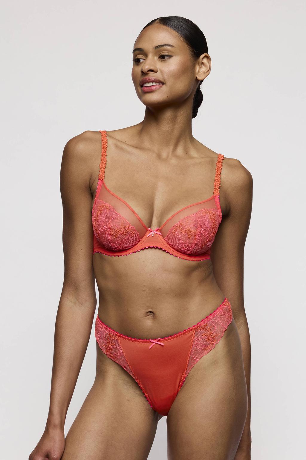 Marie Jo string Solene koraalrood