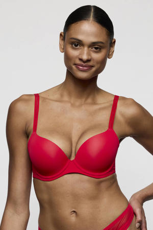 voorgevormde push-up bh Louie rood