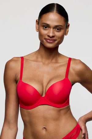 voorgevormde push-up bh Louie rood
