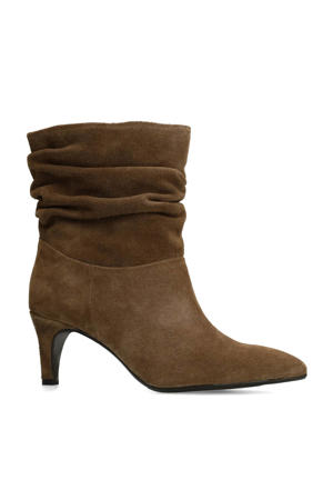 suède enkellaarzen taupe