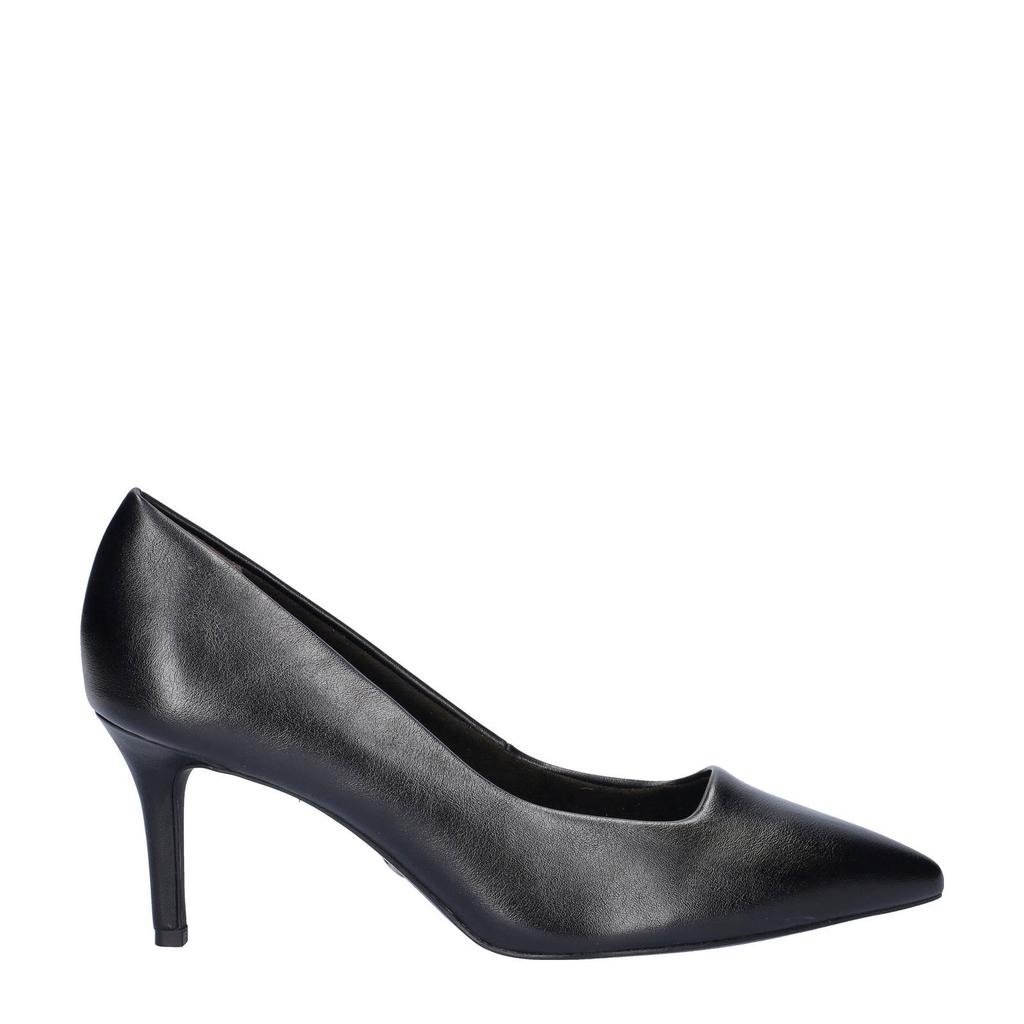 Zwarte dames Tamaris pumps van imitatieleer