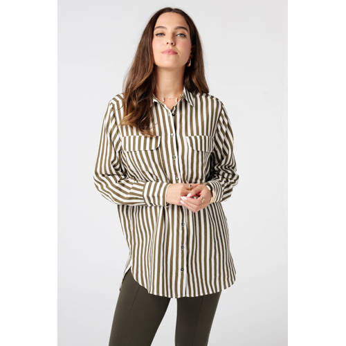 MS Mode blouse kaki afbeelding