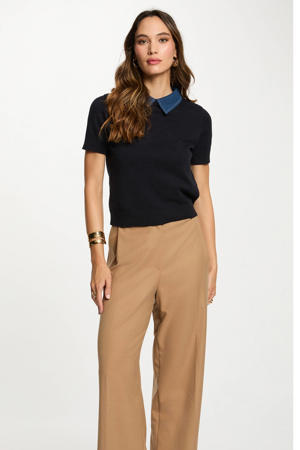 top donkerblauw
