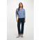 Morgan gebreid vest blauw