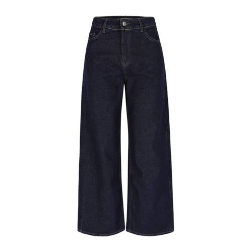 LOLALIZA wide leg jeans dark blue denim afbeelding