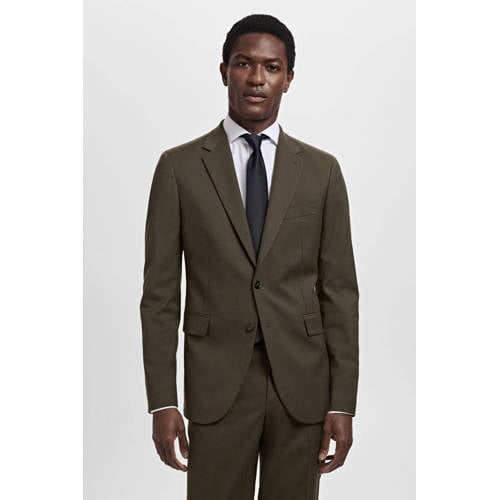 Mango Man colbert groen afbeelding