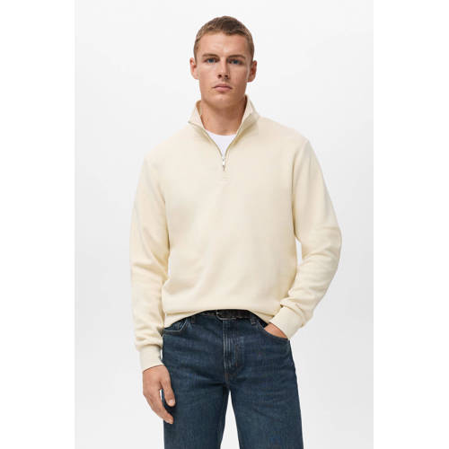 Mango Man sweater ecru afbeelding