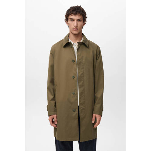 Mango Man manteljas groen afbeelding