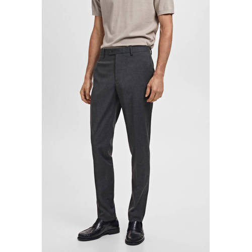 Mango Man slim chino grijs afbeelding