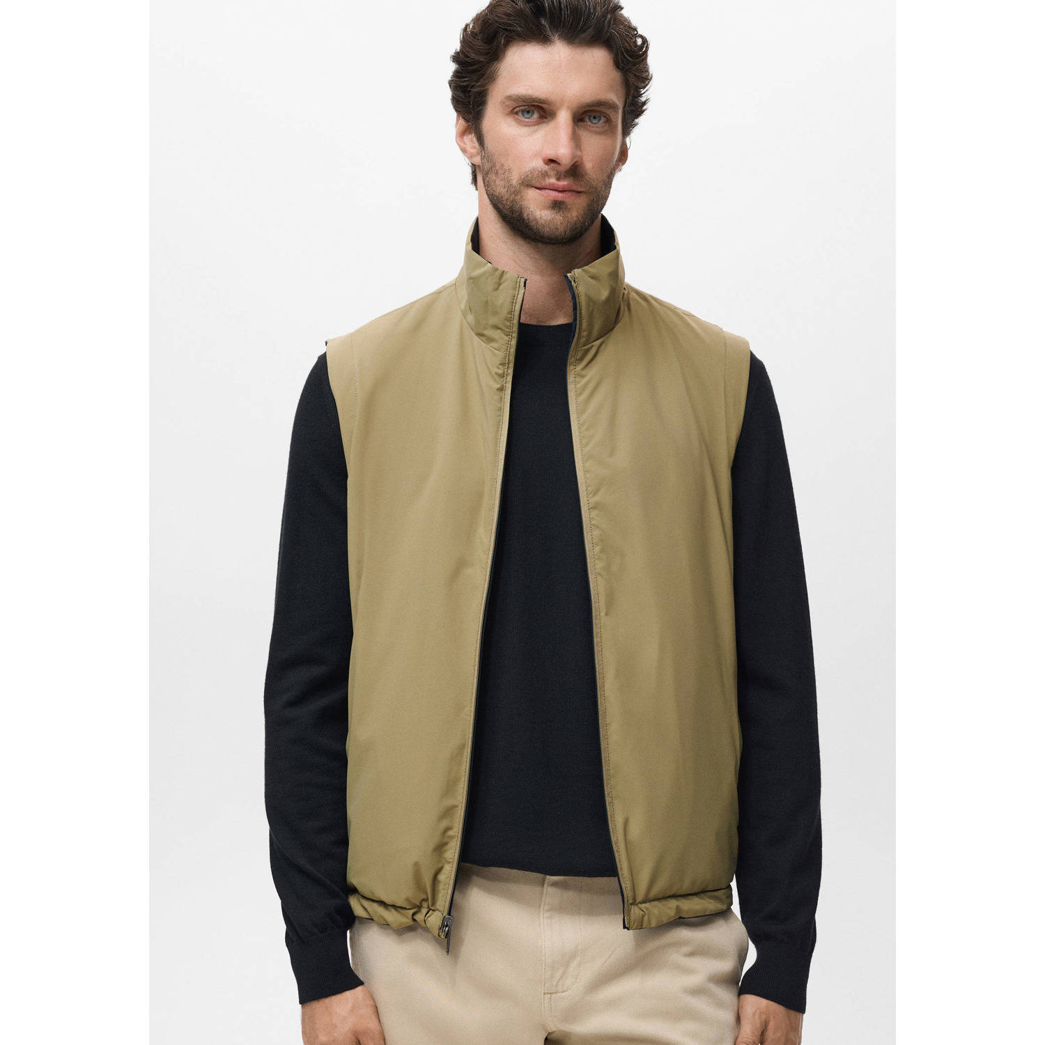 Mango Man bodywarmer donkerblauw
